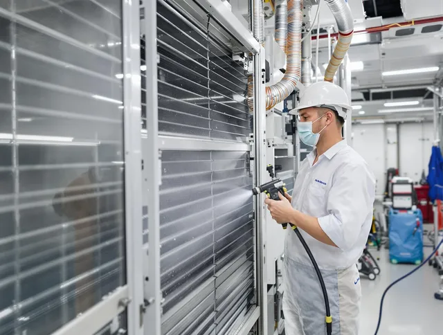 Professional AC coil cleaning by Holliston Air Duct Cleaning in Holliston
