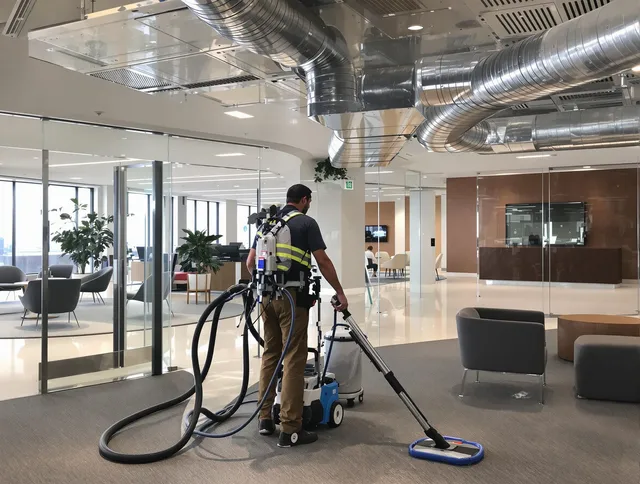 Commercial duct cleaning service by Holliston Air Duct Cleaning in Holliston