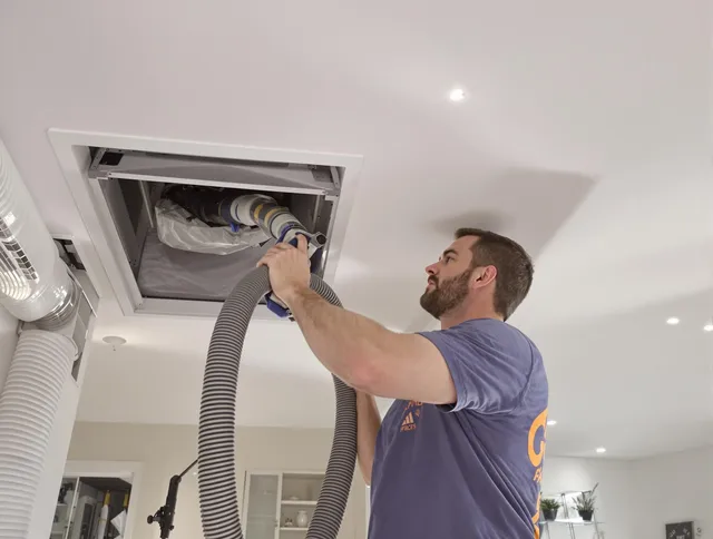 Precision indoor duct cleaning by Holliston Air Duct Cleaning in Holliston